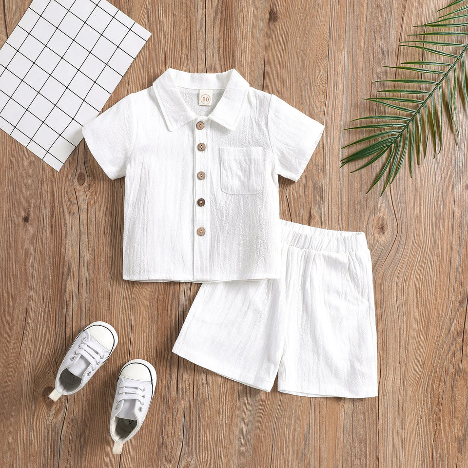 Mini Fashion™ – Stoer & Stijlvol – Katoenen Baby Outfit