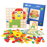 Woods™ - Educatief Entertainment - Houten patronen puzzel