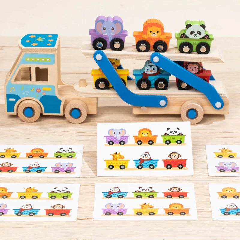 CargoMatch – Creatief & Educatief – Houten vrachtwagen