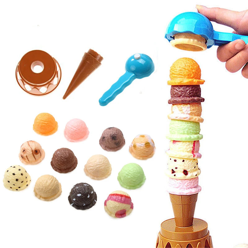 Ice Cream Stack Game™ - Smaakbalans - Ijs Stapel Spel – Mijn Hummeltje