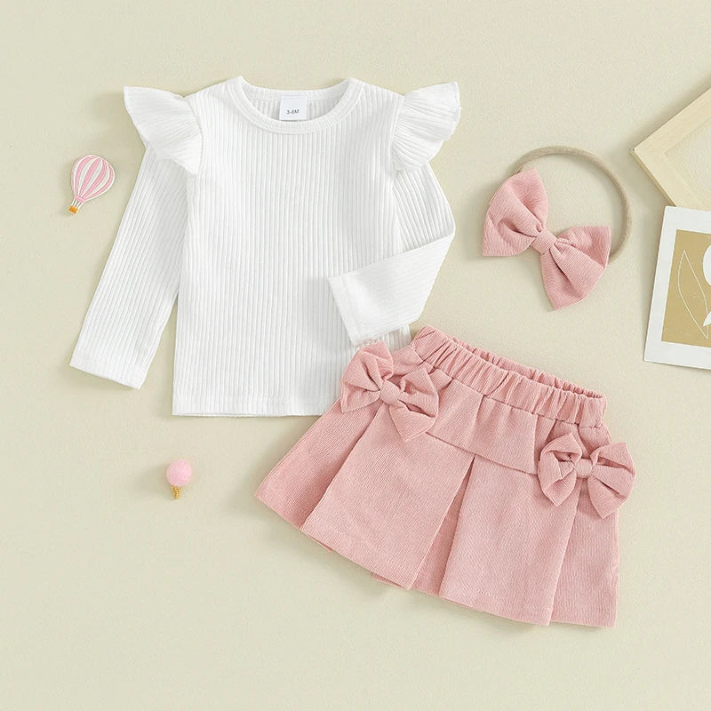 Mini Fashion™ - Top-rok combinatie met haarband