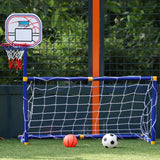 Kids Ball Games - Dubbel Speelplezier - Voetbal & Basketbal Speelgoed Set