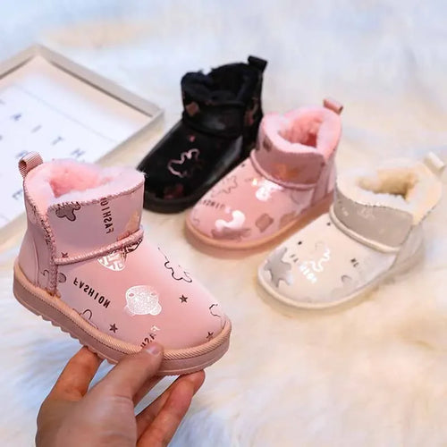 Mini Fashion™ - Waterdicht Ontwerp - Kinder Snowboots Fashion Print