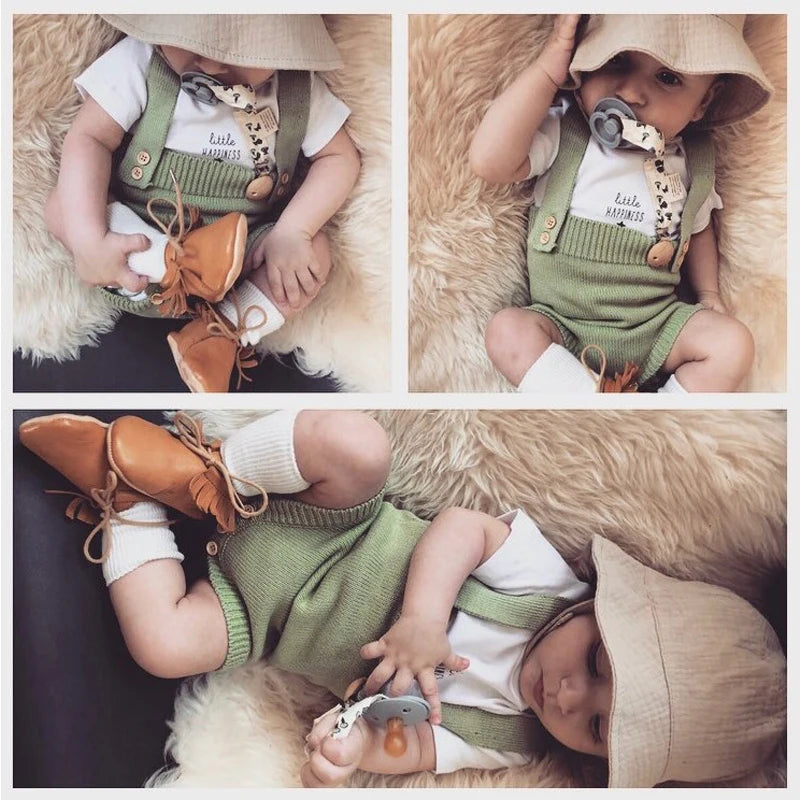 Mini Fashion™ - Schattige Gebreide Babyromper