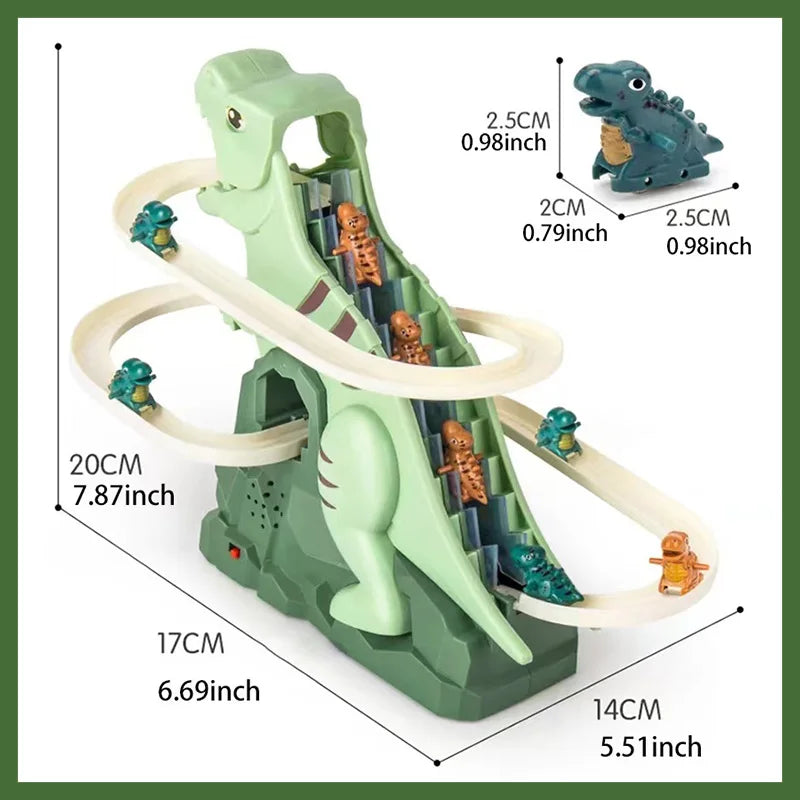 Dino Slide™ – Mini Achtbaanpret - Dino Glijbaan