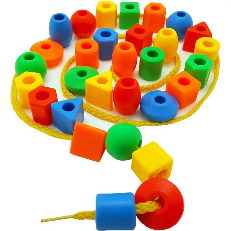 Rainbow Lacing Beads™ – Speels Rijgen – Regenboogkralen met veter