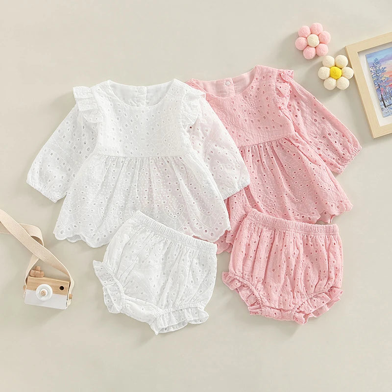 Mini Fashion™ – Kleurig & Klassiek – Meisje Katoenen Setje