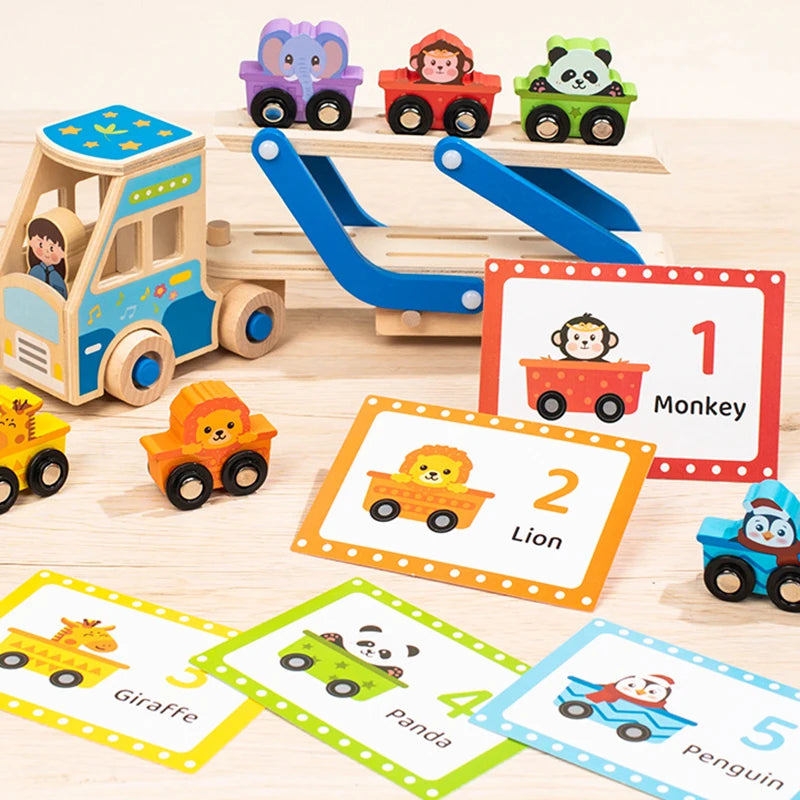 CargoMatch – Creatief & Educatief – Houten vrachtwagen