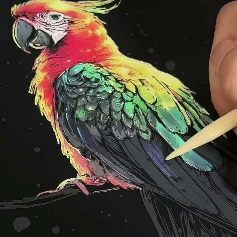 GlowArt – Glow-in-the-dark – Kraskaarten Set