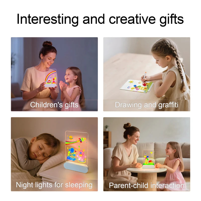 DrawingLight - Verlichte Fantasieën - Tekenbord met LED