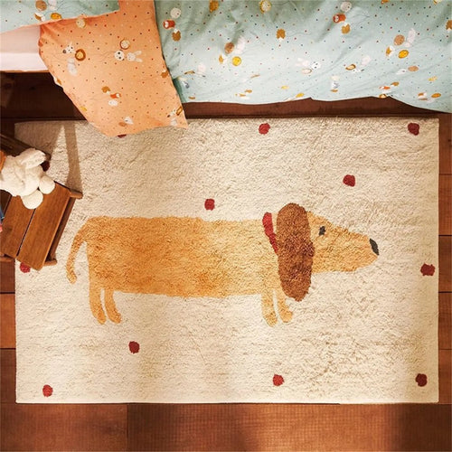 Little Haven™ - Zacht & Comfortabel - Tapijt Met Teckelprint