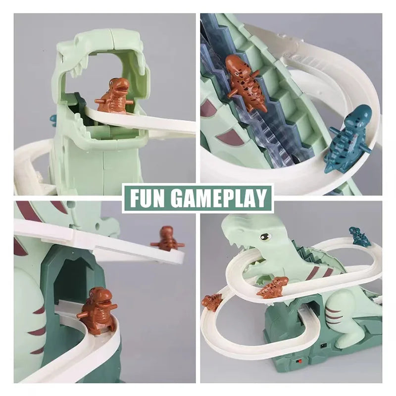 Dino Slide™ – Mini Achtbaanpret - Dino Glijbaan