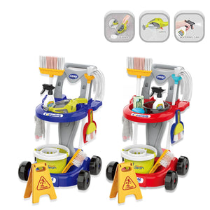 CleanPlay – Leerzaam & Leuk – Speelgoed Schoonmaaktrolley