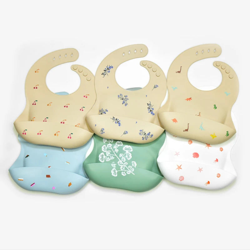 Silicone Bib - Waterdicht & Modieus - Silicone Baby Slabbetje