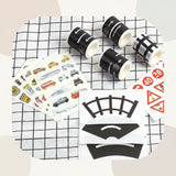 KidoTape – Kleurrijk & Handig – Verkeersweg Sticker Tape Set