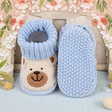 Mini Fashion – Gebreide Baby Sloffen (3-6 maanden)