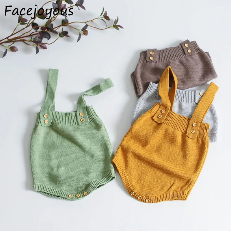 Mini Fashion™ - Schattige Gebreide Babyromper