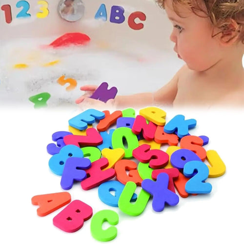 Colorful Bathing Letters™ - Leerzaam & Leuk - Kleurrijke Badletters