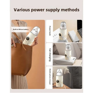 SmartBottle - Altijd Warm & Klaar - Draadloze oplaadbare melkverwarmer