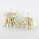 Mini Fashion™ - Zomerbloem Chic - Zomer Jurkje Peony-print