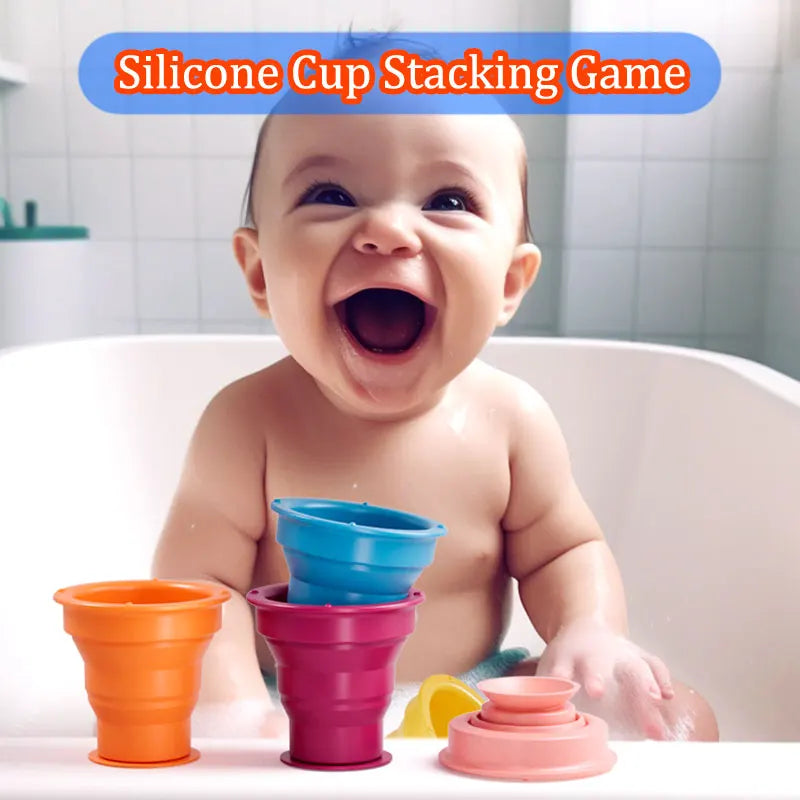 Rainbow Stacker Cups™ - Regenboog Stapelplezier - Stapelbekertjes Spel