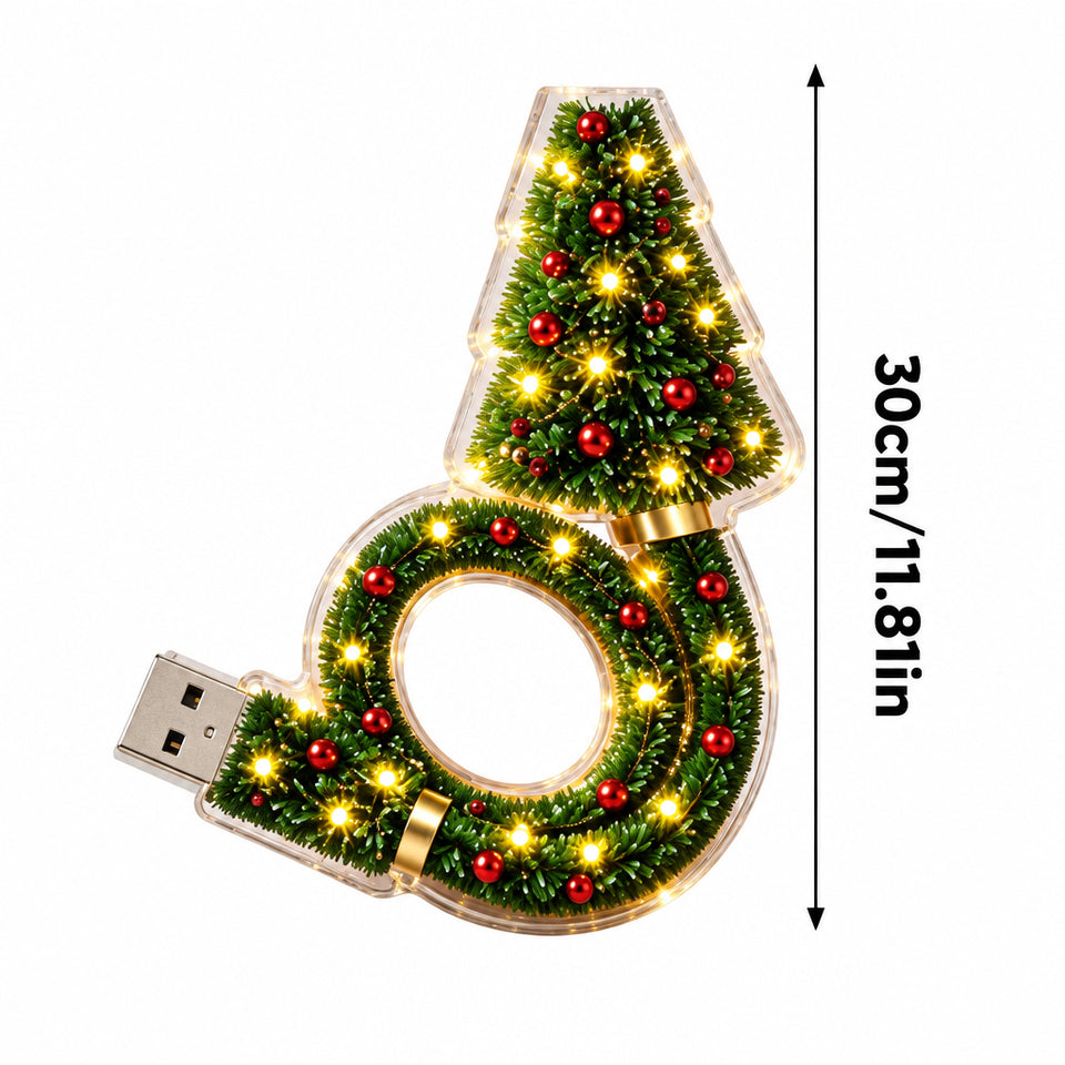 HolidayBeam – Feestelijk & Sfeervol – USB Kerstprojector met Lichtpatronen