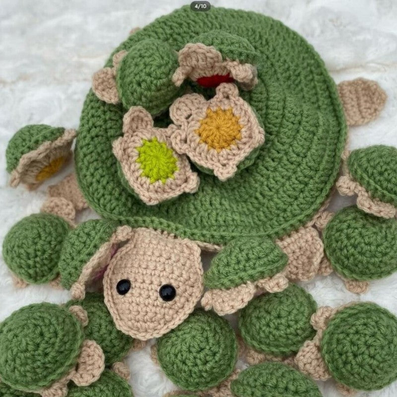Turtle Crochet Memory Game™ - Train het geheugen - Schildpad memory spel
