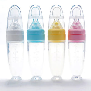 Silicone Feeding Bottle™ - Hapjes met lepel - Siliconen voedingsfles