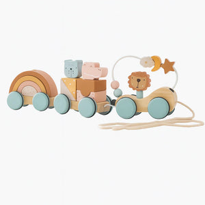 HappyTrain – Montessori & Fun – Houten Treinset