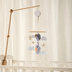LittleNest – Natuurlijke Rust – Houten Babymobiel