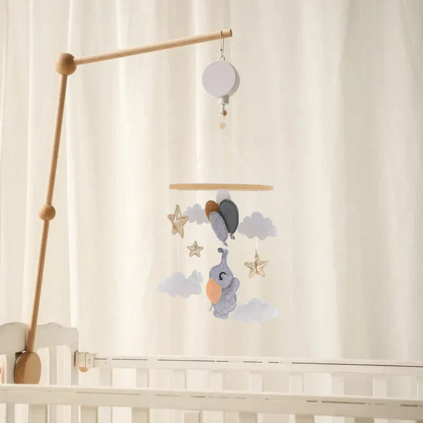 LittleNest – Natuurlijke Rust – Houten Babymobiel