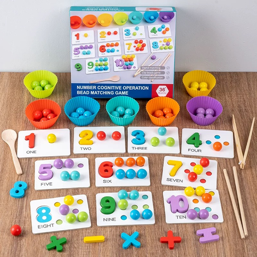 Kleurenwijs – Spelenderwijs Leren – Montessori Tel- en Sorteerspel