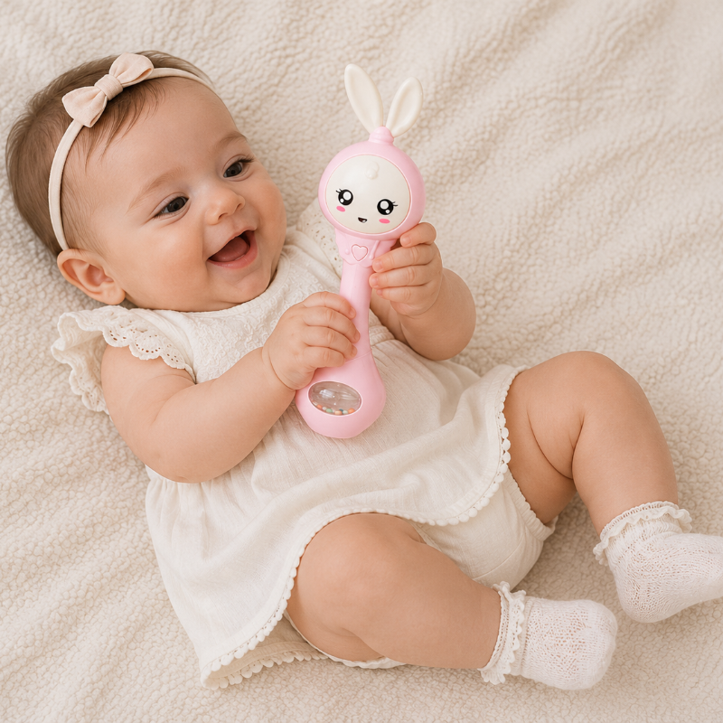 Fun Animal Rattle – Vrolijk & Educatief – Baby Rammelaar