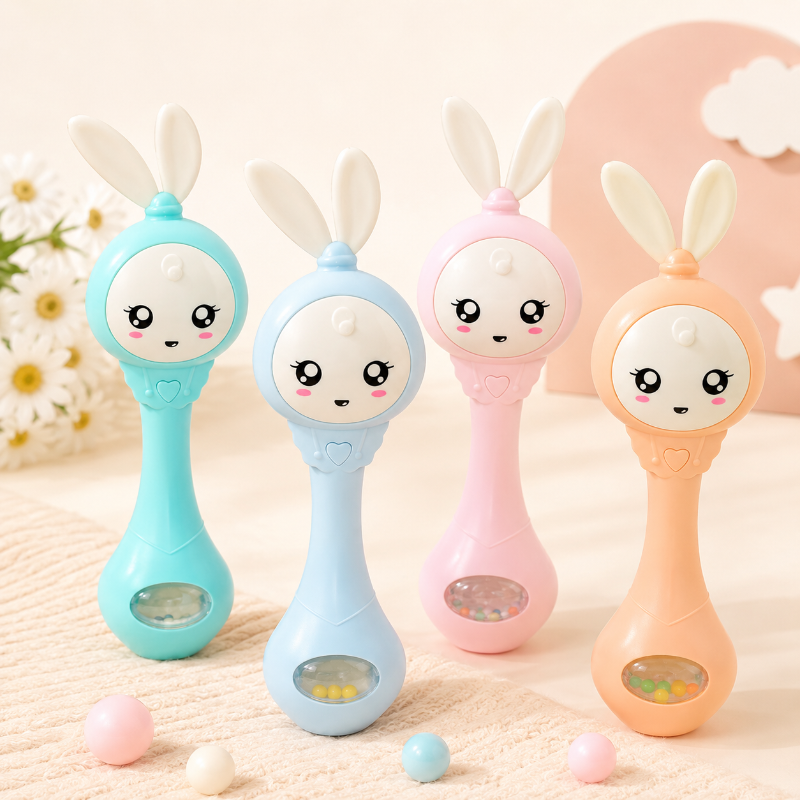 Fun Animal Rattle – Vrolijk & Educatief – Baby Rammelaar