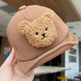 Mini Fashion - Stoer & Schattig - Corduroy Kinderpet Beertje