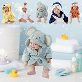 CozyNest – Zacht & Absorberend – Badjas met Dierendesign