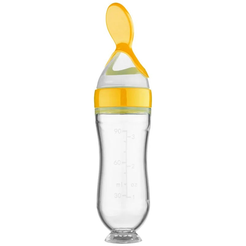 Silicone Feeding Bottle™ - Hapjes met lepel - Siliconen voedingsfles