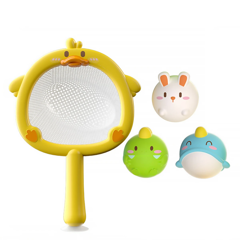 Squeaky Splash™ – Badfeestje – Visnet in bad