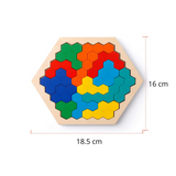 Hexagon Puzzle™ - Oneindige oplossingen - Geometrische Puzzel