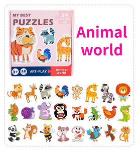 Puzzle Cards™ - Educatief puzzel plezier - Jigsaw Puzzel