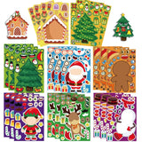 Christmas Stickerset™ - Speelse Winterwonderen - Stickervel Kerst