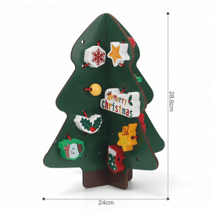Woods™ - Creatieve rijgkralen - Educatieve kerstboom