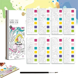 Paint Book™ - Creatief met waterverf - Kleurboek met 6 kleuren verf