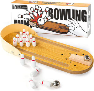 Woods™ - Mini Bowling Game - Houten bowlingbaan