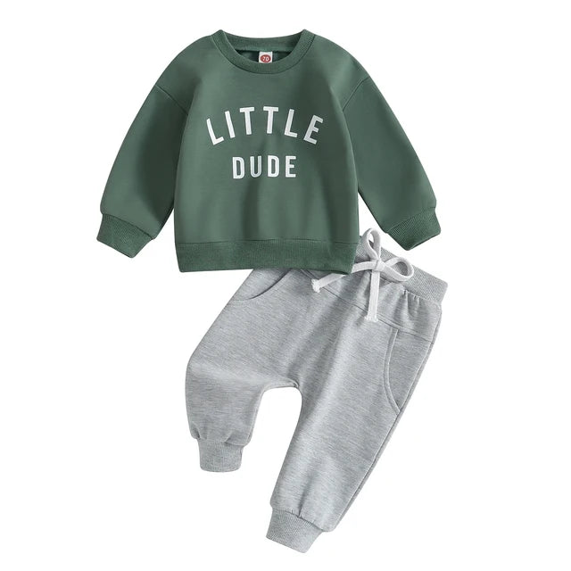 Mini Fashion™ - Stoere 'Little Dude' Set Katoen