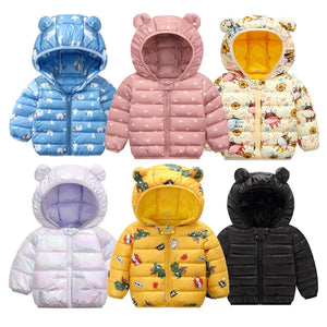 Mini Fashion™ - Polyester winterjas met Capuchon