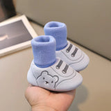 Toddler Sneaker Socks™ - Piepkleine Voetjes Parade - Sneaker sokjes