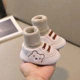 Toddler Sneaker Socks™ - Piepkleine Voetjes Parade - Sneaker sokjes