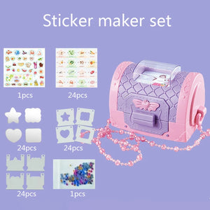 3D Glitter Sticker Machine™ - Feest van Creativiteit - Stickerset