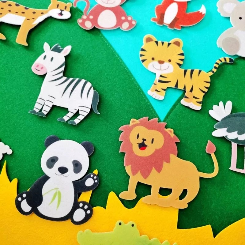 DIY Animal™ - Plak de dieren op zijn plek - Viltbord